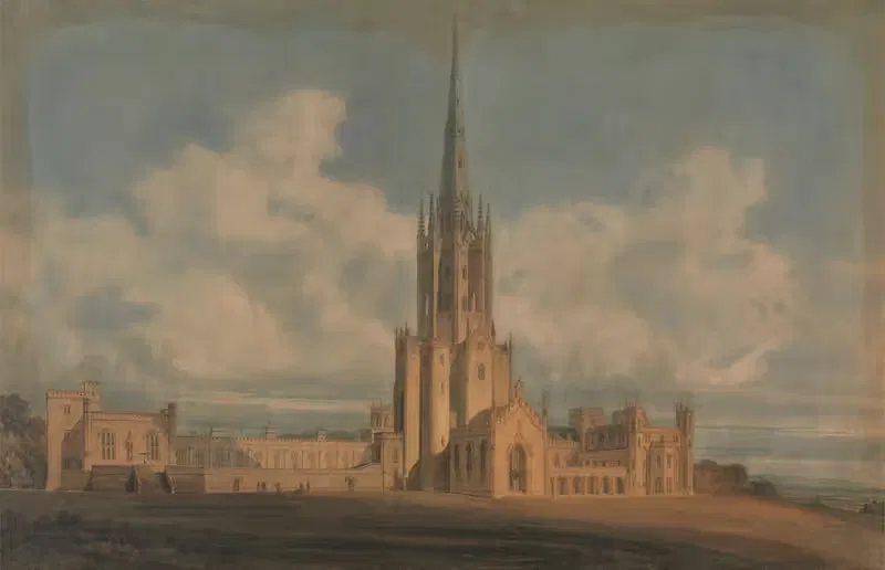 Projected Design for Fonthill Abbey, Wiltshire — James Wyatt