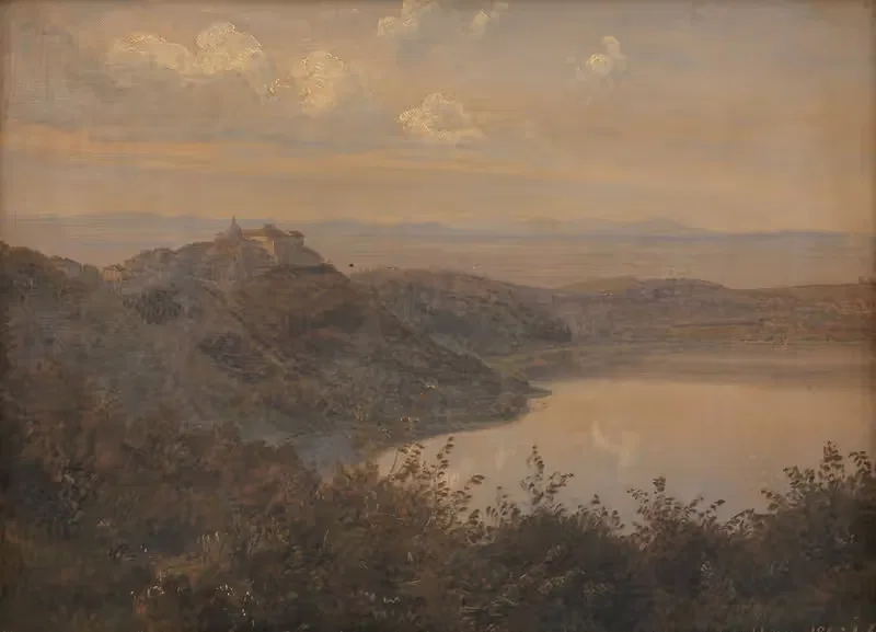 A View towards Castel Gandolfo, Italy — Janus la Cour