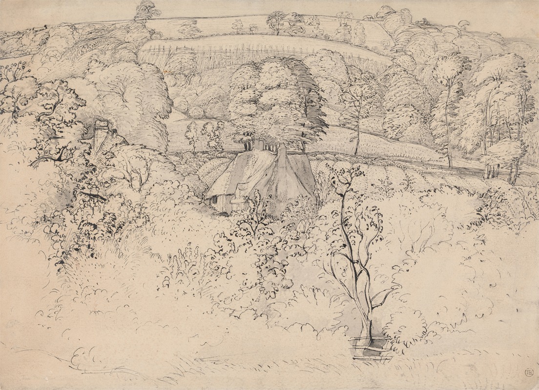 The Primitive Cottage, Shoreham by Samuel Palmer — digital art print download