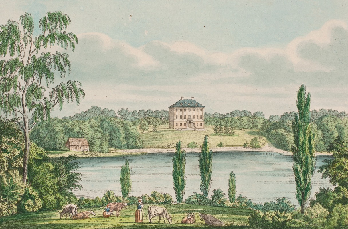 Дроннинггорд by Йенс Хольм, 1825 – 1826 — digital art print download