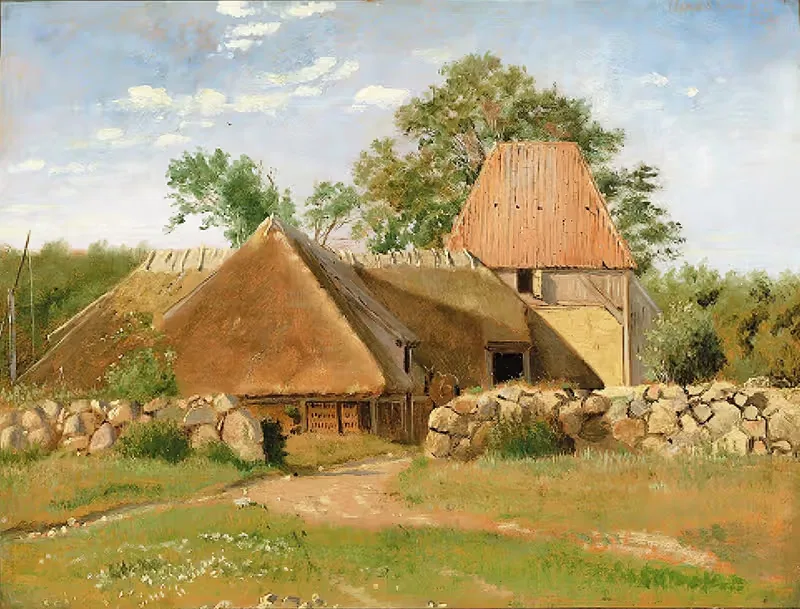Тегльвёрк у Аснэс by Йохан Томас Лундбю, 1847 — digital art print download