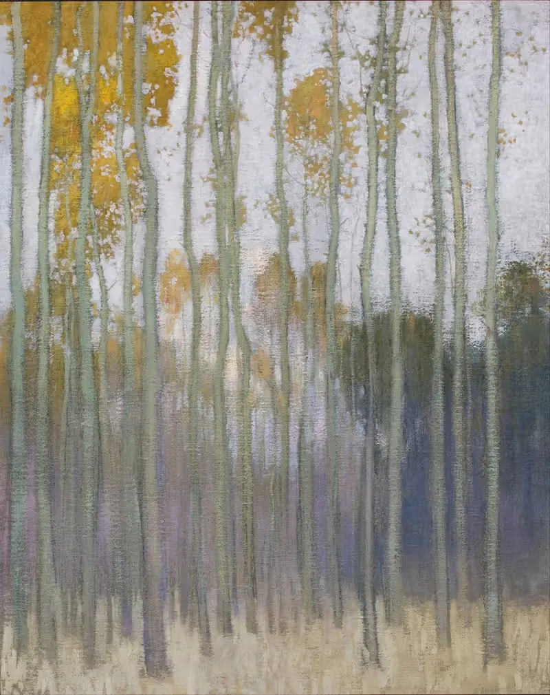 Лес (Утреннее солнце) by Иоганн Вальтер-Курау, 1904 — digital art print download