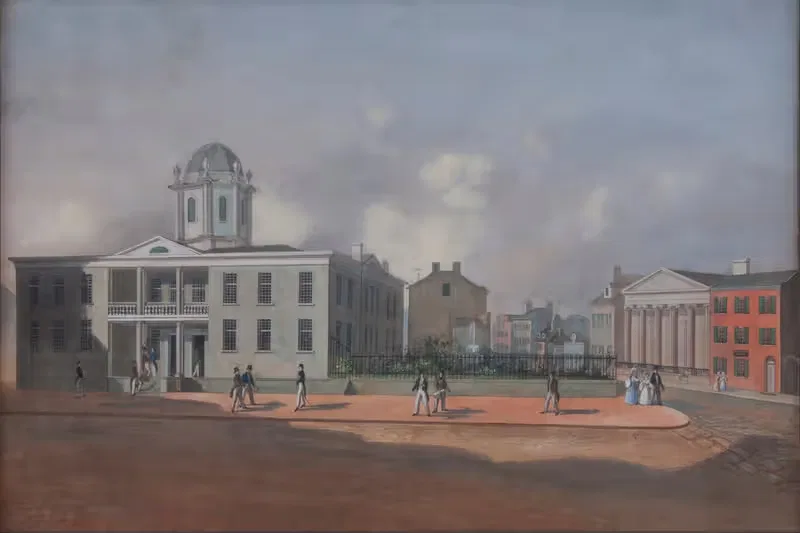 North East Corner of Fourth and Walnut — John Caspar Wild