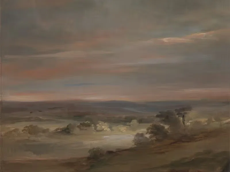 A View on Hampstead Heath, Early Morning — John Constable