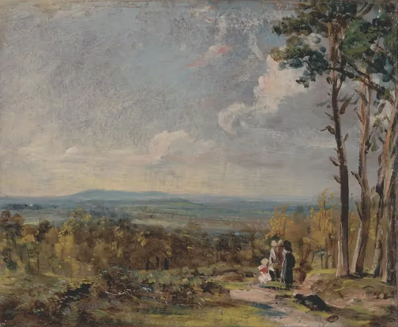 Hampstead Heath Looking Towards Harrow by John Constable, 1821 — digital art print download