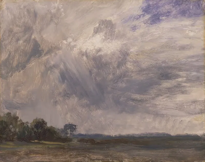Study of a Cloudy Sky by John Constable — digital art print download