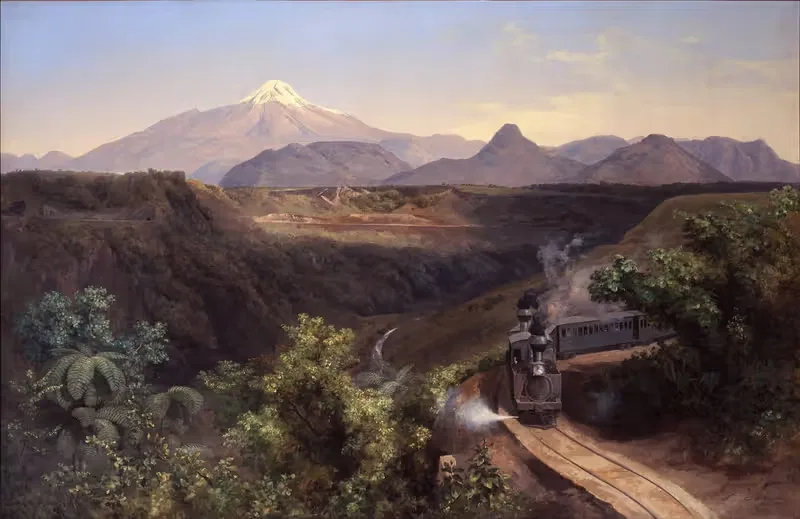 The Metlac Ravine by José María Velasco, 1893 — digital art print download