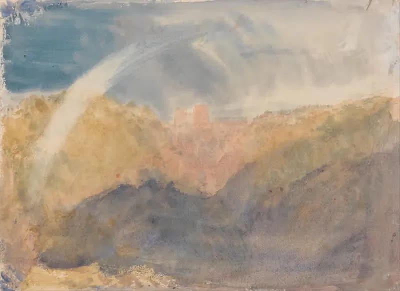 Crichton Castle (Mountainous Landscape with a Rainbow) — Joseph Mallord William Turner