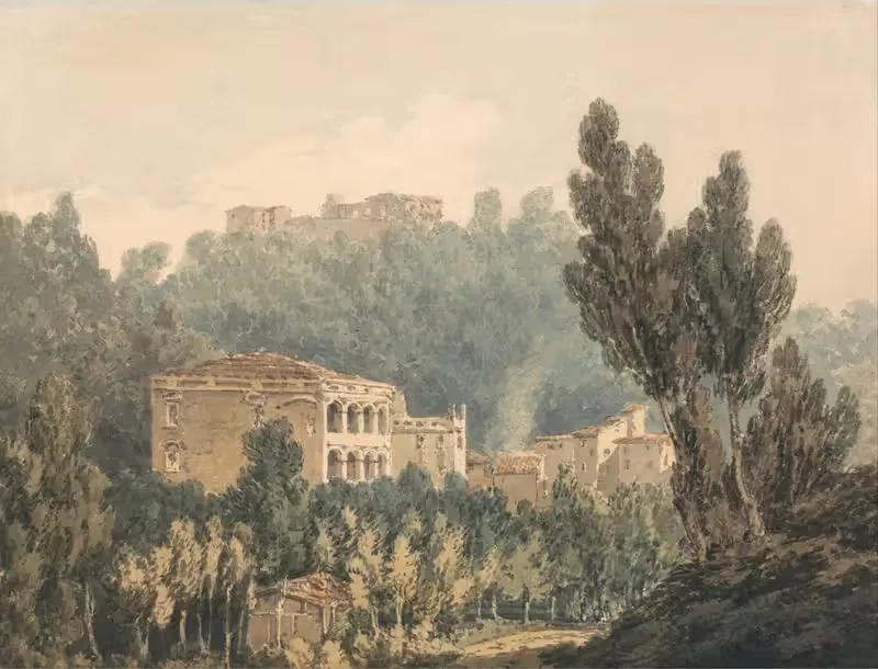In the Valley Near Vietri — Joseph Mallord William Turner