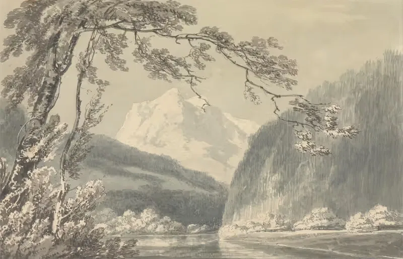 Near Grindelwald by Joseph Mallord William Turner — digital art print download