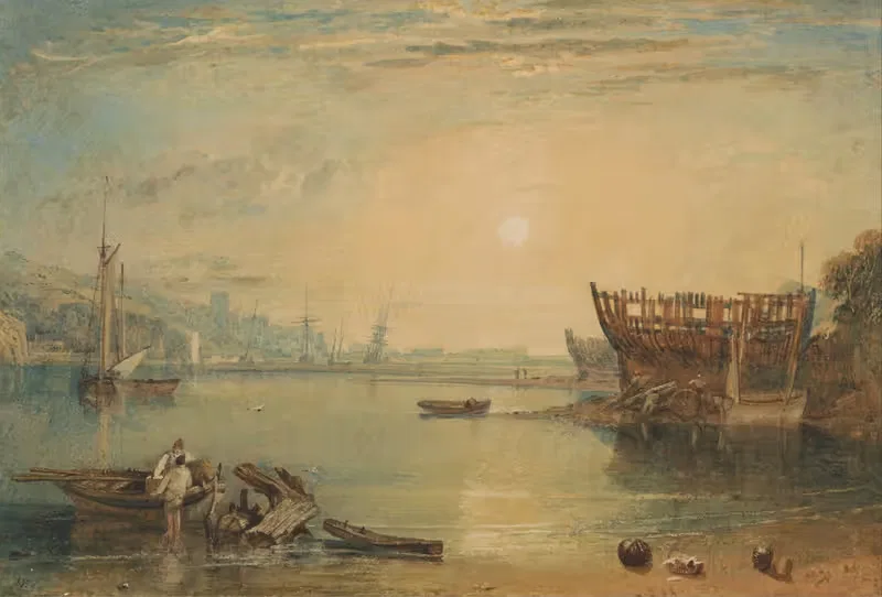 Тейнмут, Девоншир by Джозеф Мэллорд Уильям Тёрнер — digital art print download