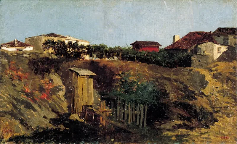 Пейзаж Портики by Мариано Фортунь Марсаль, 1874 — digital art print download
