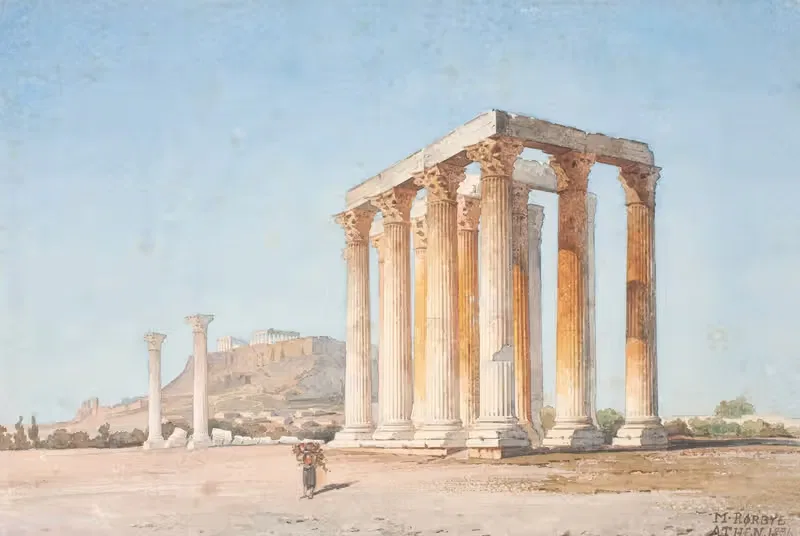 The Temple of Zeus — Martinus Rørbye