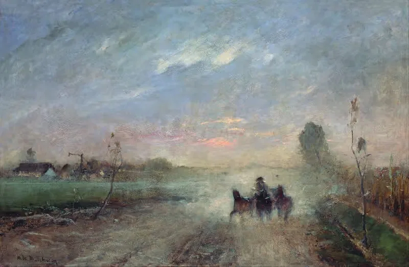 Пыльная дорога II by Михай Мункачьи, 1884 — digital art print download