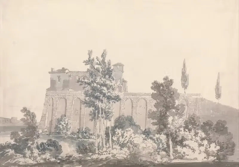 Buildings Overlooking Water, near Naples — Monro School