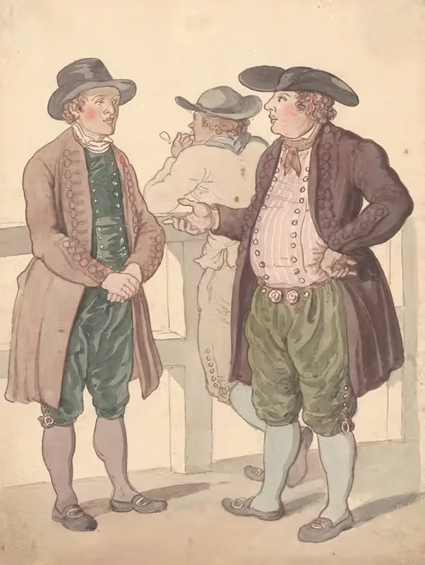 Dutch costumes by Thomas Rowlandson — digital art print download