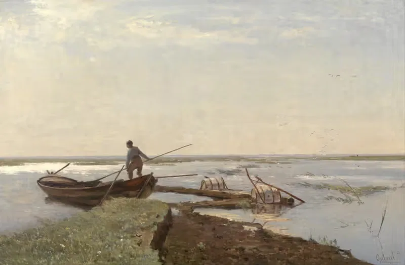 Polder Landscape (in the Kamperpolder) — Paul Joseph Constantin Gabriël