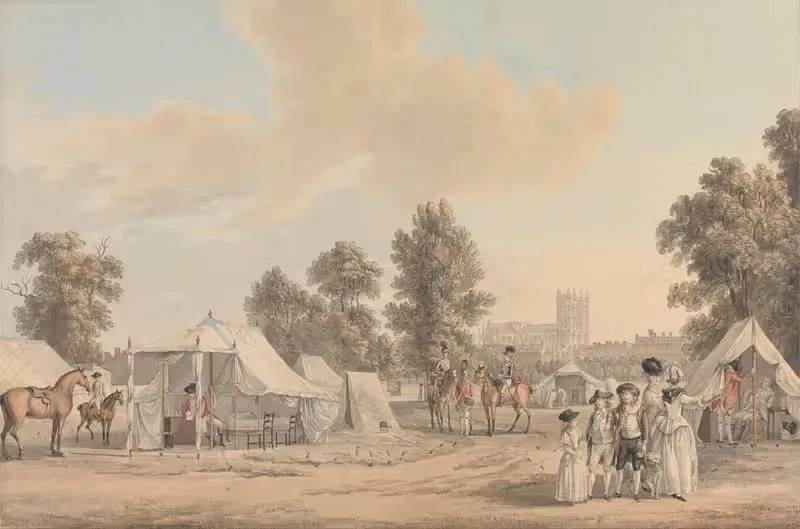 An Encampment in St. James Park — Paul Sandby