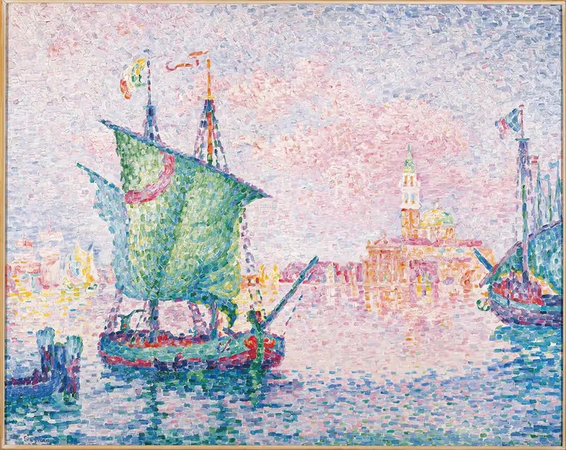 Венеция, Розовое облако, 1909 by Поль Синьяк — digital art print download
