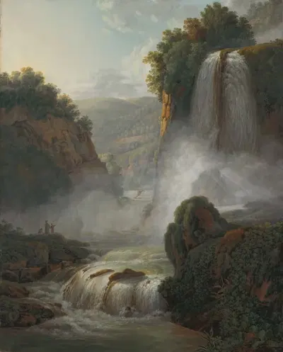 Водопад рядом с Тиволи by Петер Бирманн, 1805 — digital art print download