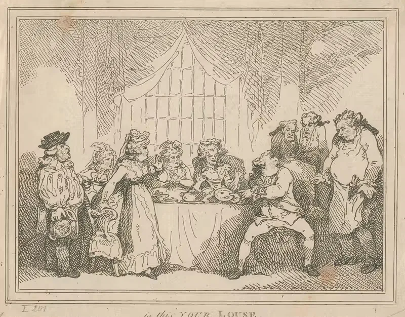 Это ваша вошь? by Томас Роуландсон, 1787 — digital art print download