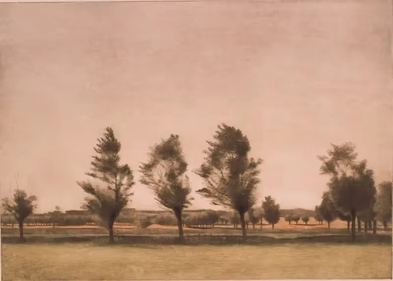 Landskab fra Falster — Peter Ilsted