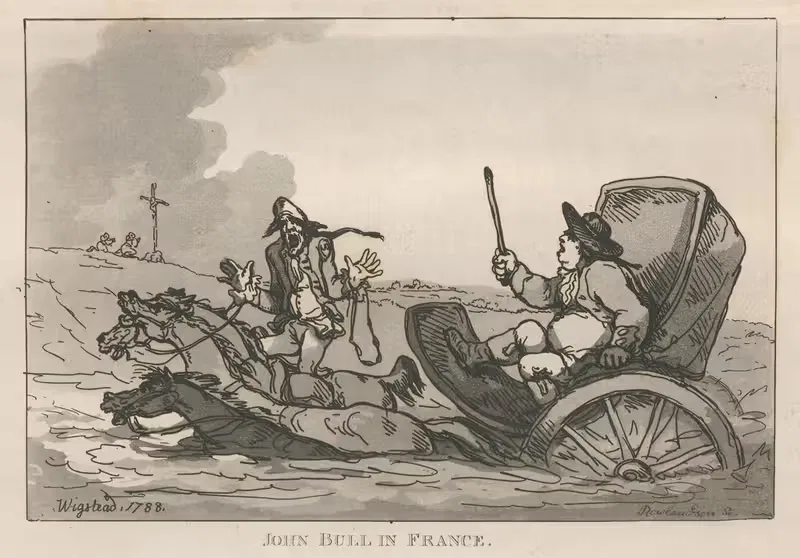 John Bull in France — Thomas Rowlandson