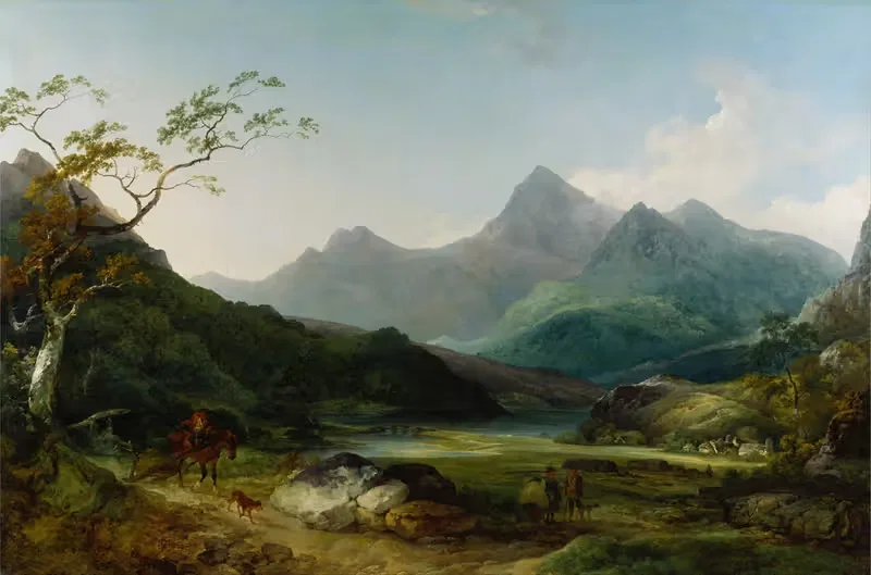 Snowdon from Capel Curig by Philip James de Loutherbourg, 1787 — digital art print download