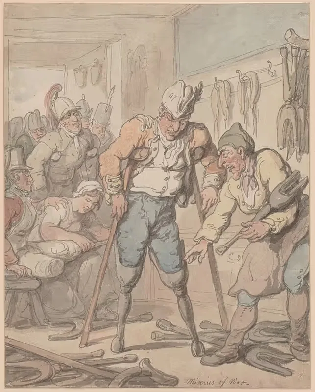 Ужасы войны. by Томас Роуландсон, 1782-1800 — digital art print download