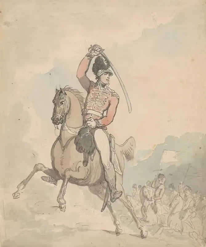 Officer of the guards — Thomas Rowlandson