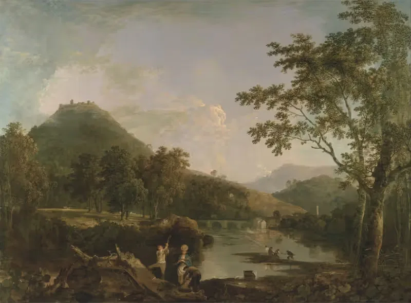 Dinas Bran from Llangollen by Richard Wilson, 1770 - 1771 — digital art print download