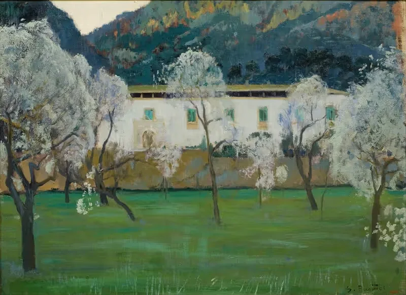 White Farmhouse (Bunyola, Majorca) — Santiago Rusiñol