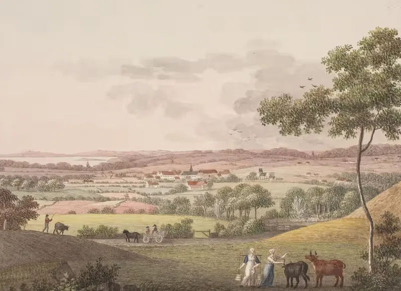 Christiansfeld, fra den vestlige side — Søren L. Lange
