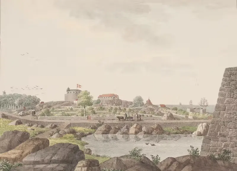 Christiansø. Set fra vestsiden — Søren L. Lange