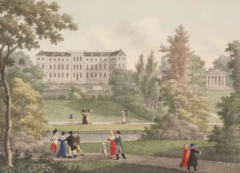 Замок Фредериксберг by Сёрен Л. Ланге, 1823 – 1824 — digital art print download