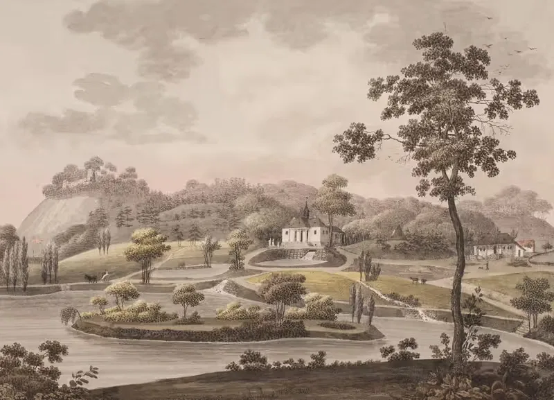 Лизелунд на Мён в Дании by Сёрен Л. Ланге, 1804 – 1805 — digital art print download