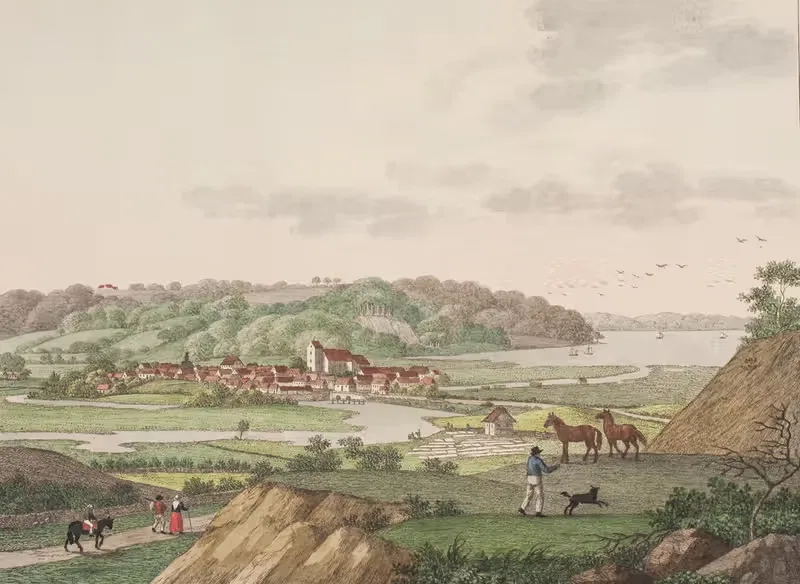 Vejle fra sydvest — Søren L. Lange