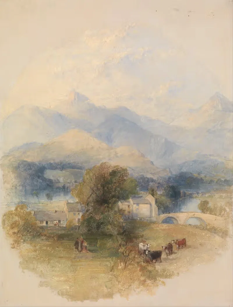 View from Mr. Southey's House, Keswick — Thomas Creswick