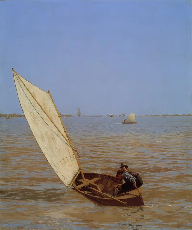 Starting Out After Rail by Thomas Eakins, 1874 — digital art print download