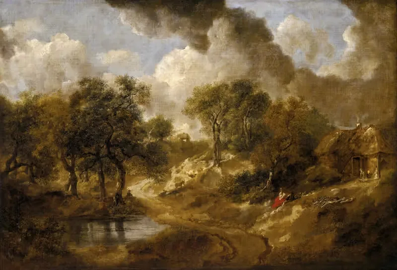 Landscape in Suffolk by Thomas Gainsborough — digital art print download