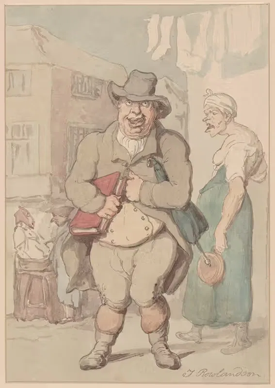 Сборщик долгов by Томас Роуландсон, 1782–1800 — digital art print download