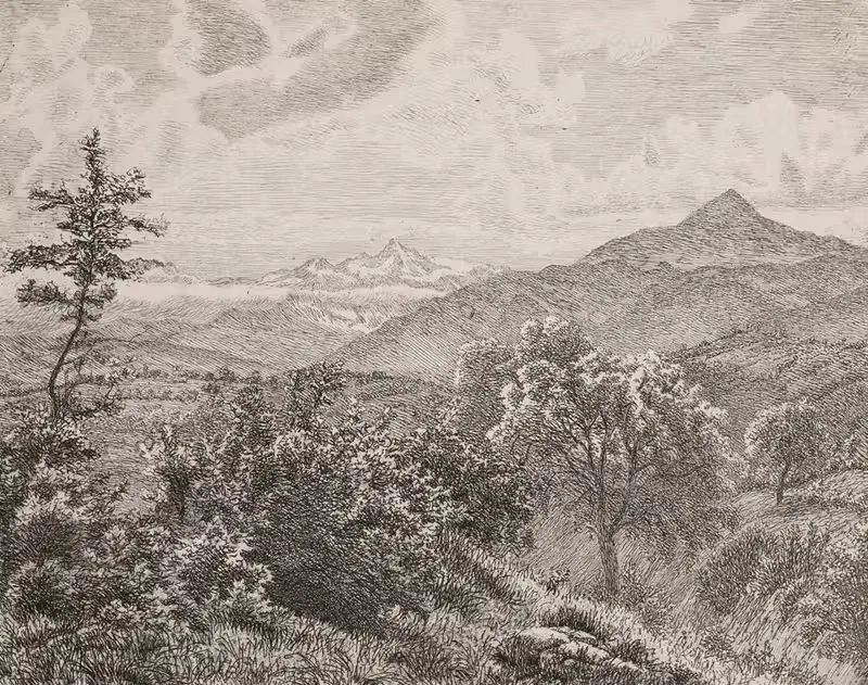 Højfjeldslandskab by Vilhelm Kyhn, 1846 – 1902 — digital art print download