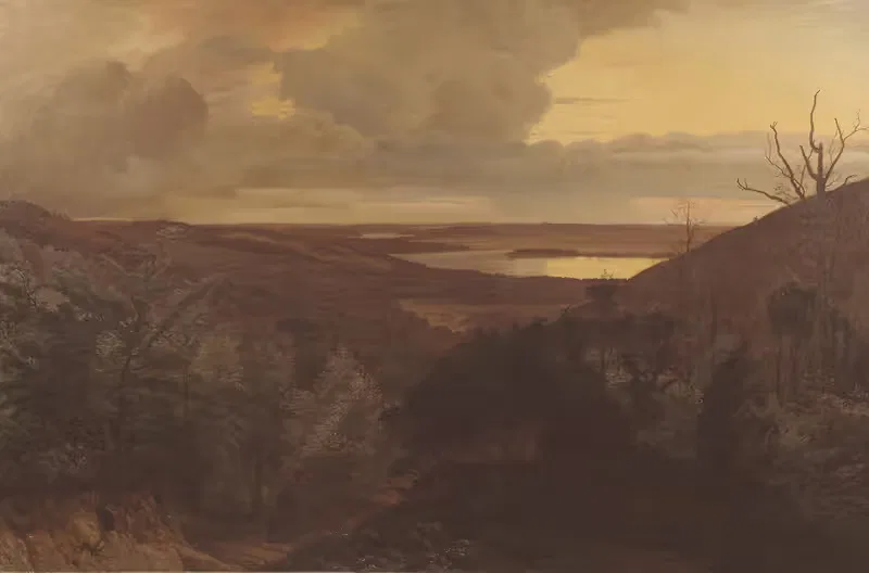 Late Evening near Himmelbjerget, Jutland — Vilhelm Kyhn