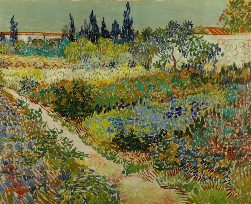 Garden at Arles by Vincent van Gogh — digital art print download