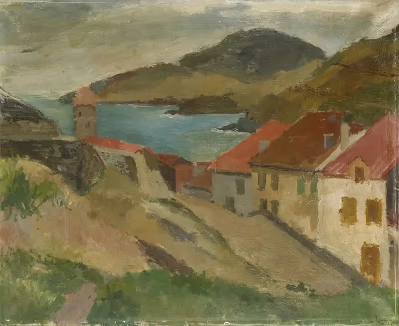 View from Fort Miradou in Collioure — Walter Kurt Wiemken