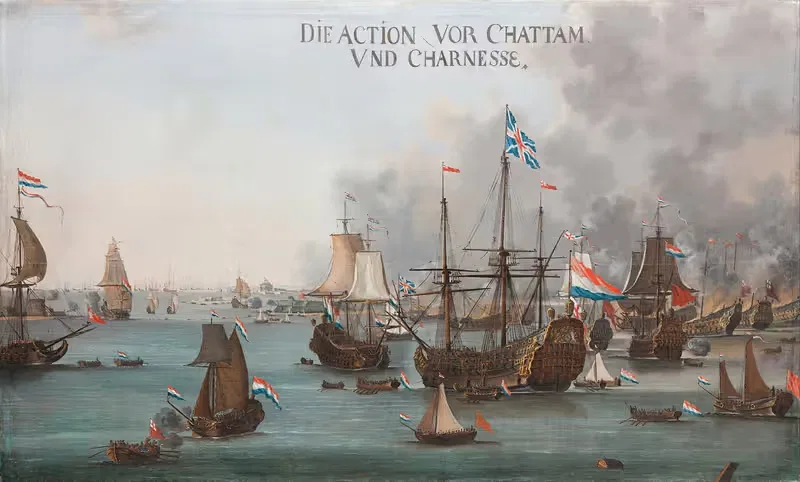 The Battle of Chatham — Willem van der Stoop