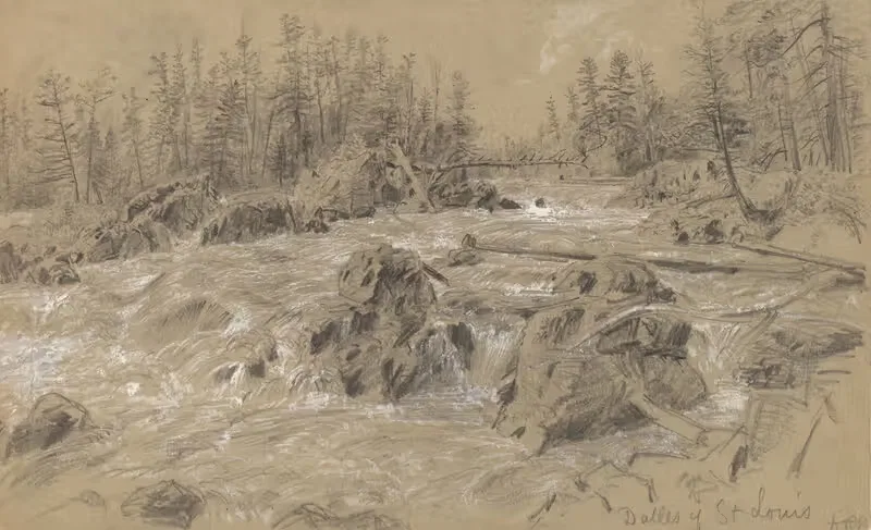 Dalles of St. Louis — Alfred Rudolph Waud
