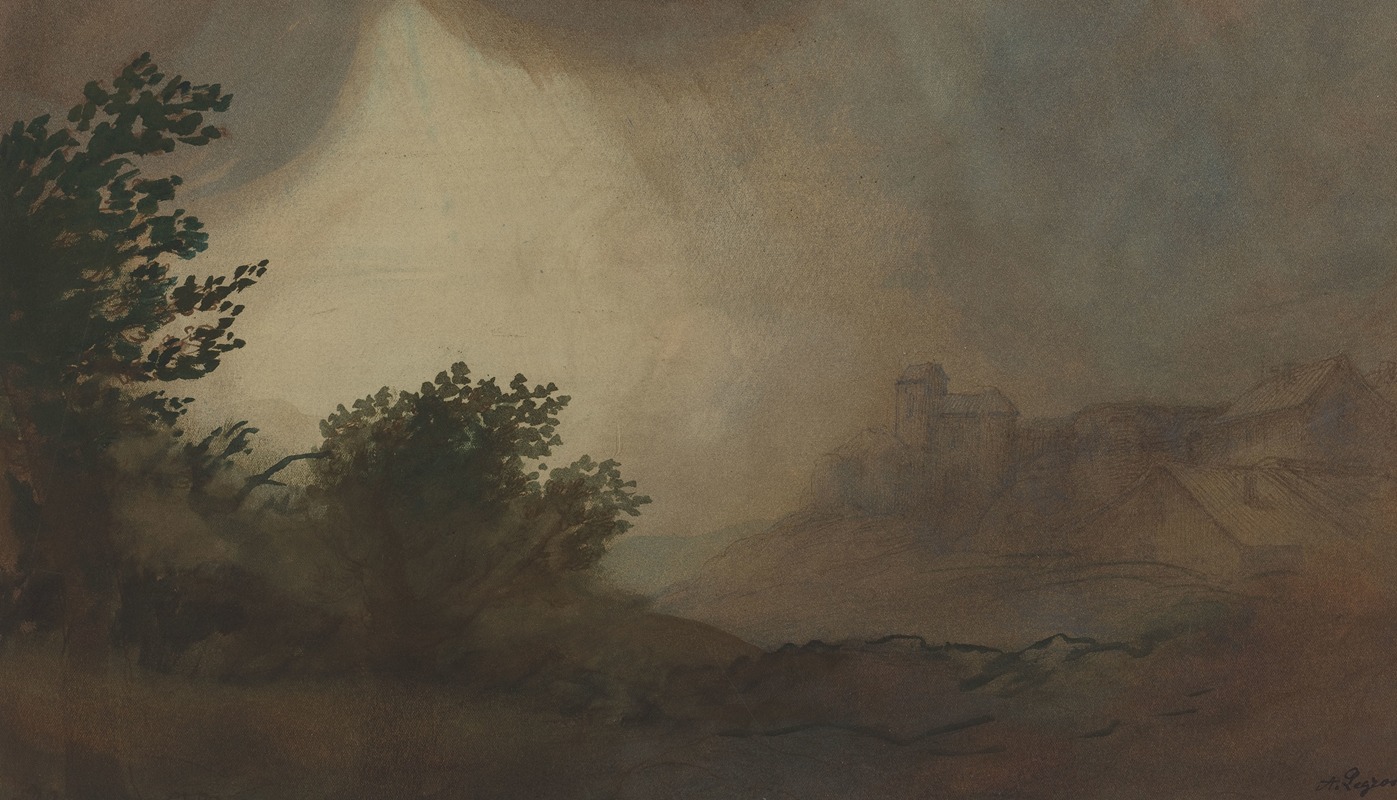 Storm by Alphonse Legros — digital art print download