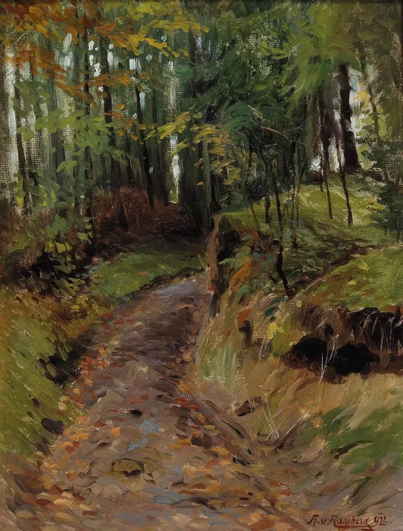 Am Weg zum Gmundnerberg — August von Ramberg