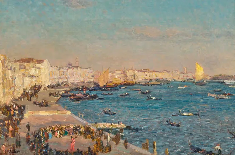Venice, 'La Riva degli Schiavoni' — Beppe Ciardi